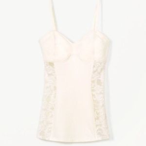 Talula Bustier Tank Lace Sides (Aritzia)